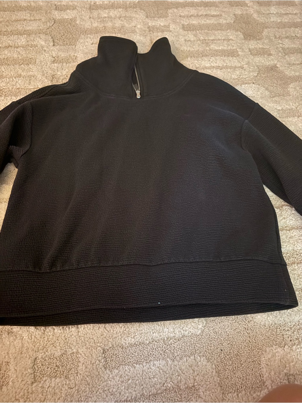 CALIA by Carrie Underwood Black Quarter-Zip Pullover